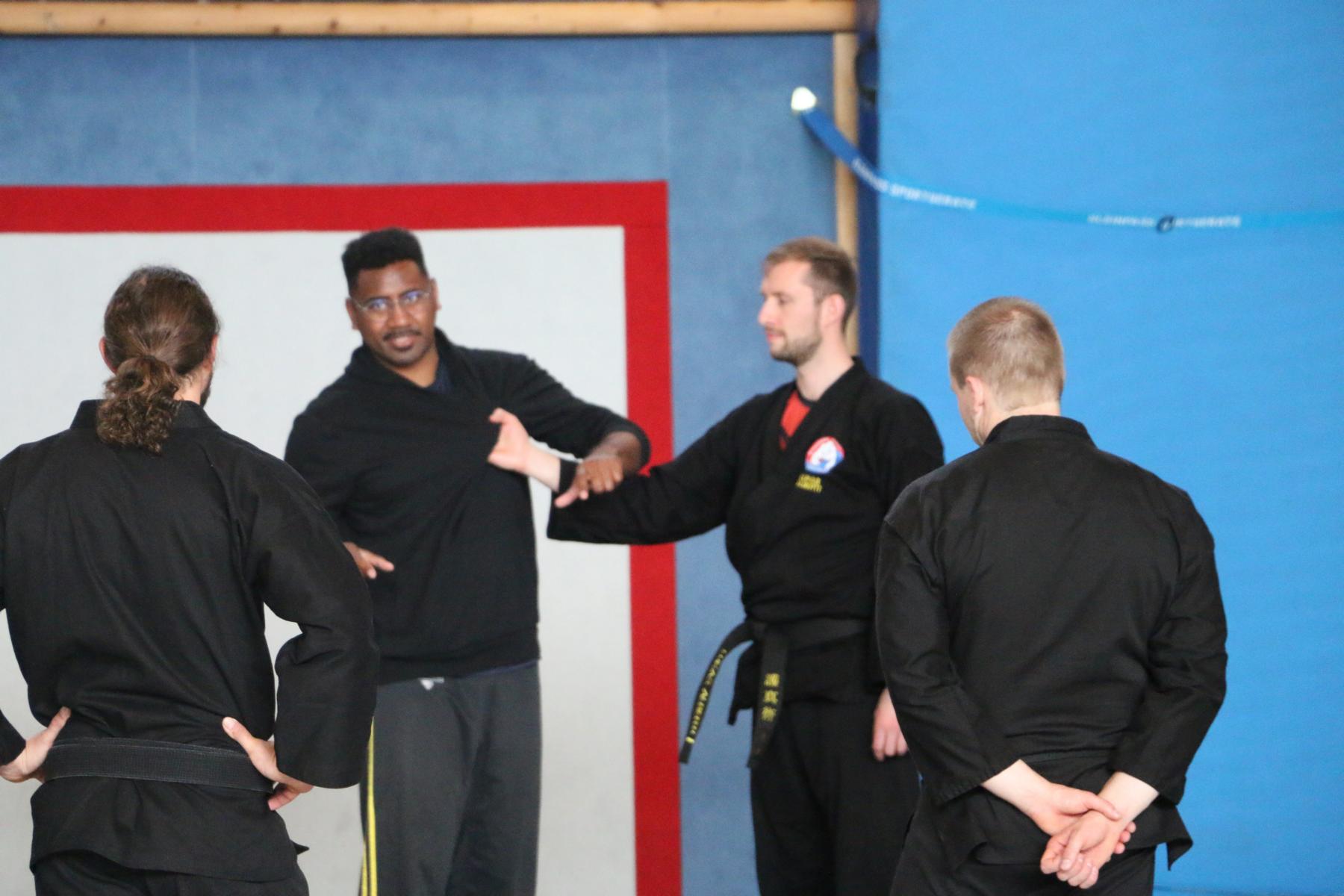 Andi und René trainieren bei Meister Kelly Junior